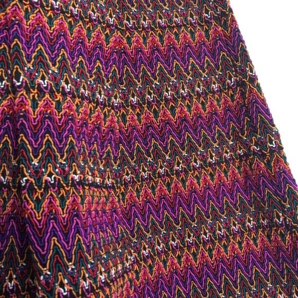 Francesca’s Collection Retro 70s Circle Mini Skirt – Multicolor, Size M - Picture 4 of 5